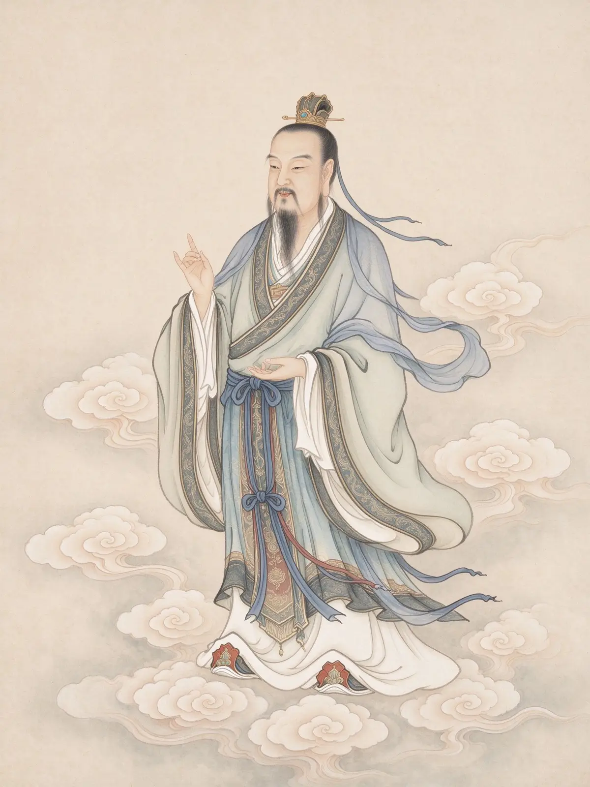 Illustration of Taoist deities